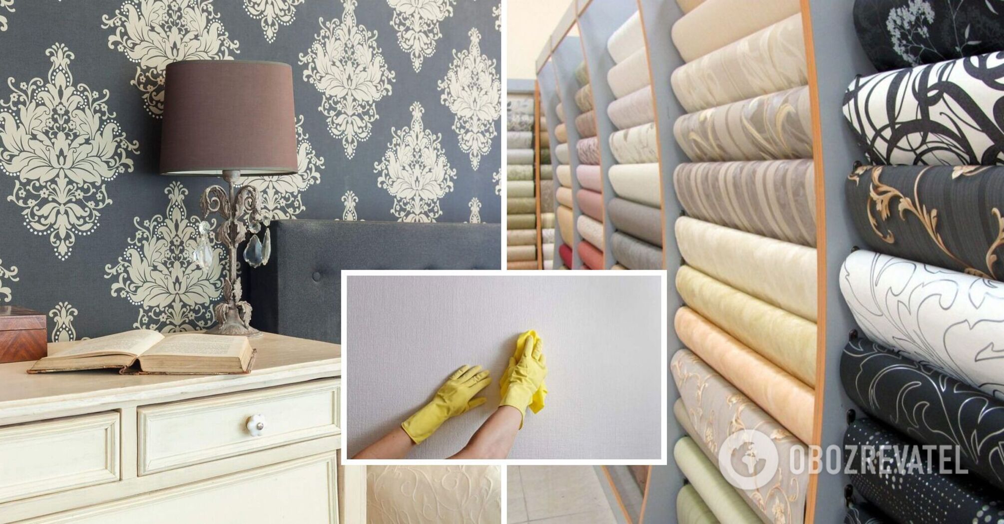 How to quickly update wallpaper at home: a kitchen product can help