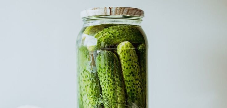 Canned cucumbers