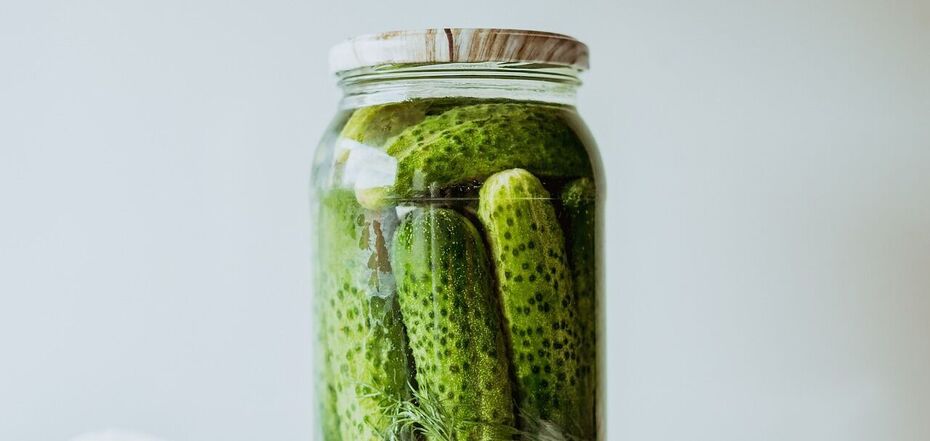Canned cucumbers