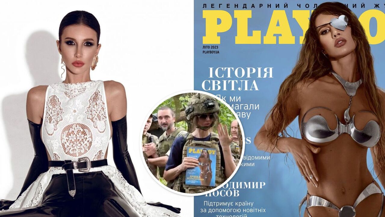 "The shot was right in my head": Playboy heroine who lost an eye in the war tells about her injury and fight for life
