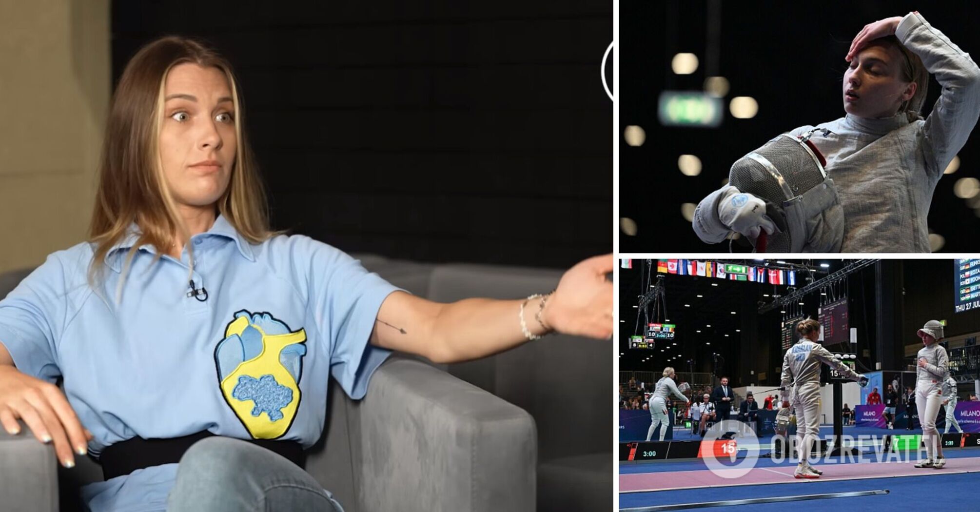 "Okay, Olya, the main thing is not to dumb down." Kharlan told for the first time what she was afraid of in the scandal with the Russian at the World Fencing Championships