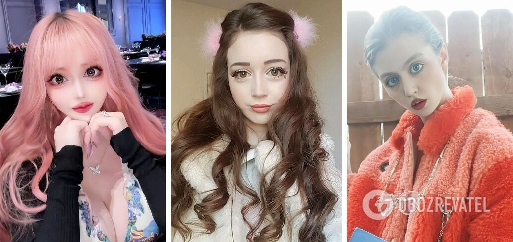 Odessa doll, "porcelain" Japanese and other epathetic models who look like Barbie. Photo
