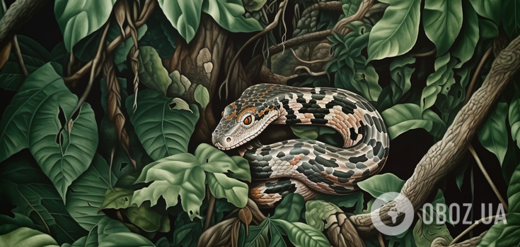 A puzzle for geniuses: only the smartest will find the snake in the picture