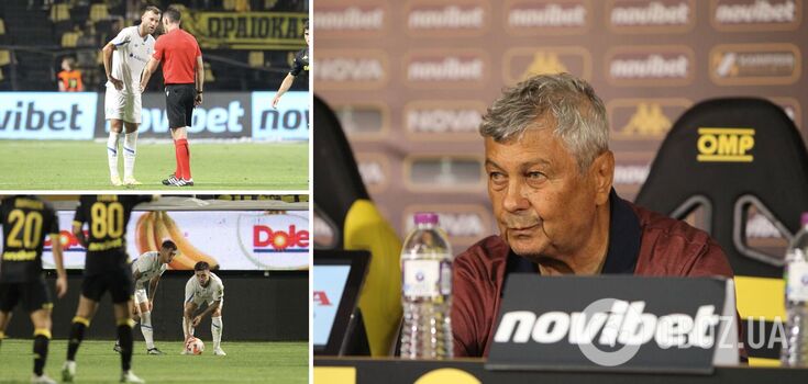 "Yarmolenko did not move": Lucescu called the reasons for Dynamo losing to Aris