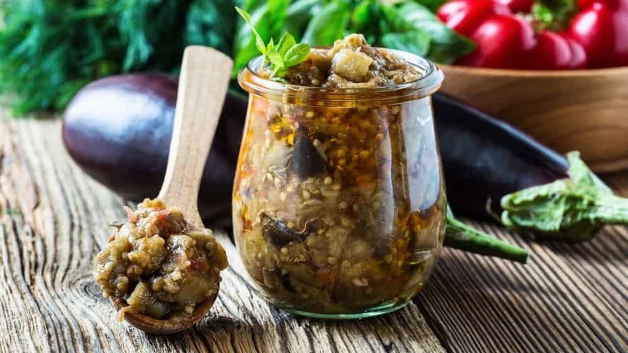 Eggplant and garlic recipe