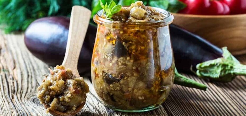 Przepis na bakłażan z czosnkiem