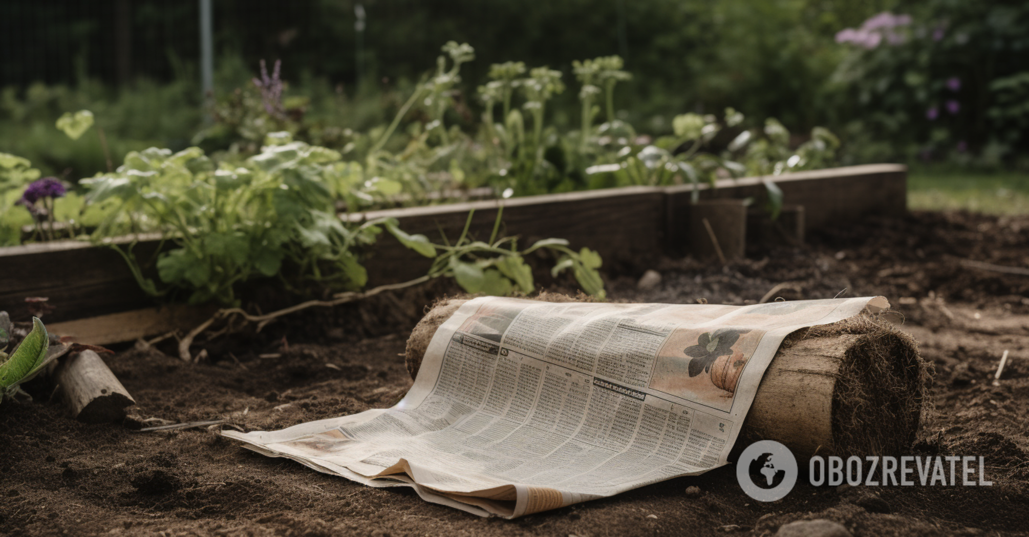Don't throw away old newspapers! How they can be useful in the garden