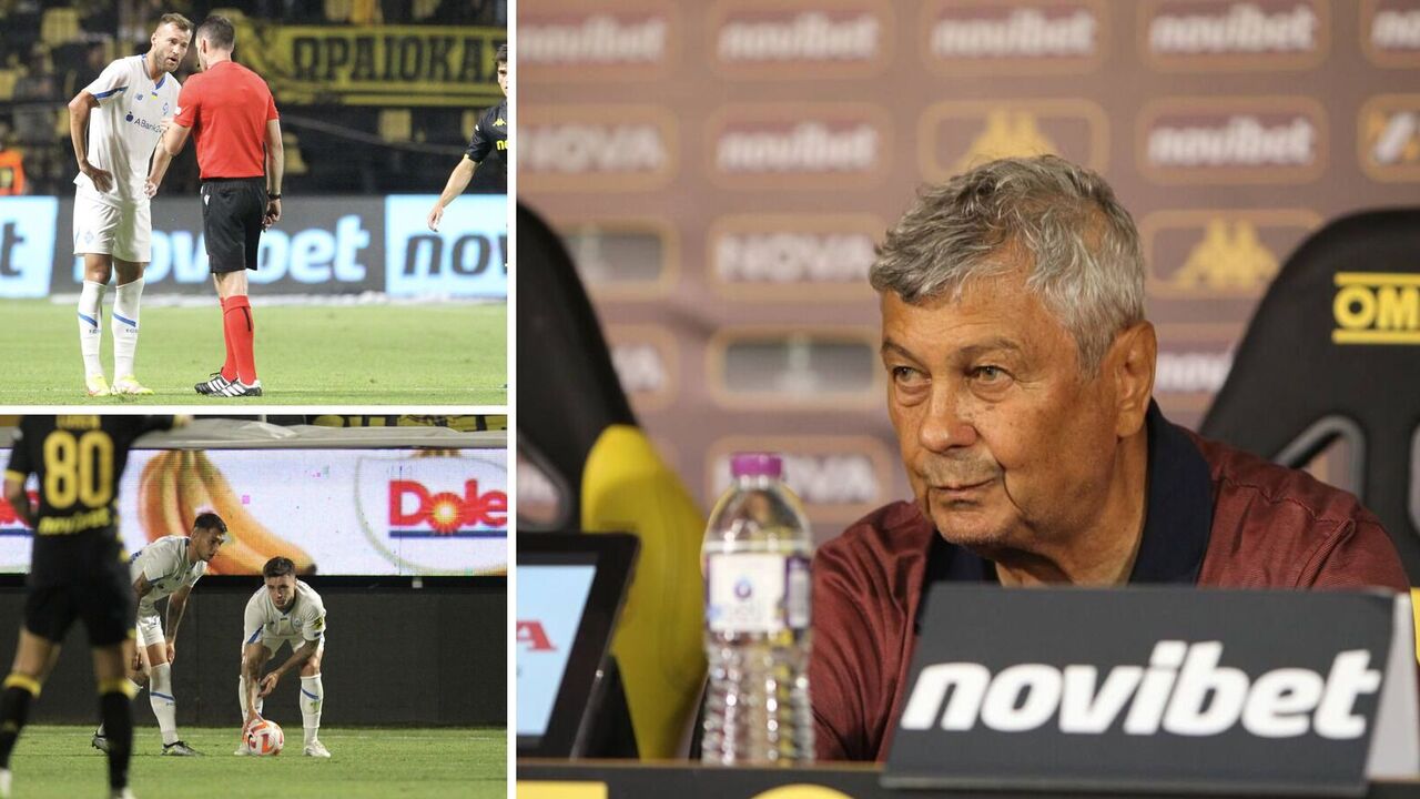 "Jarmolenko się nie ruszył": Lucescu nazwał przyczyny przegranej Dynama z Arisem