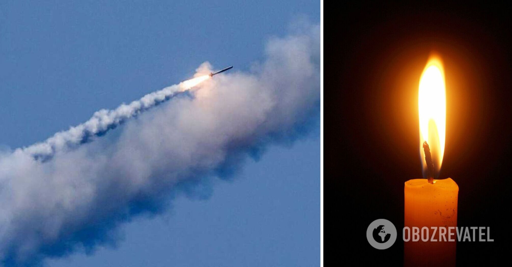 A Russian missile strike killed a child