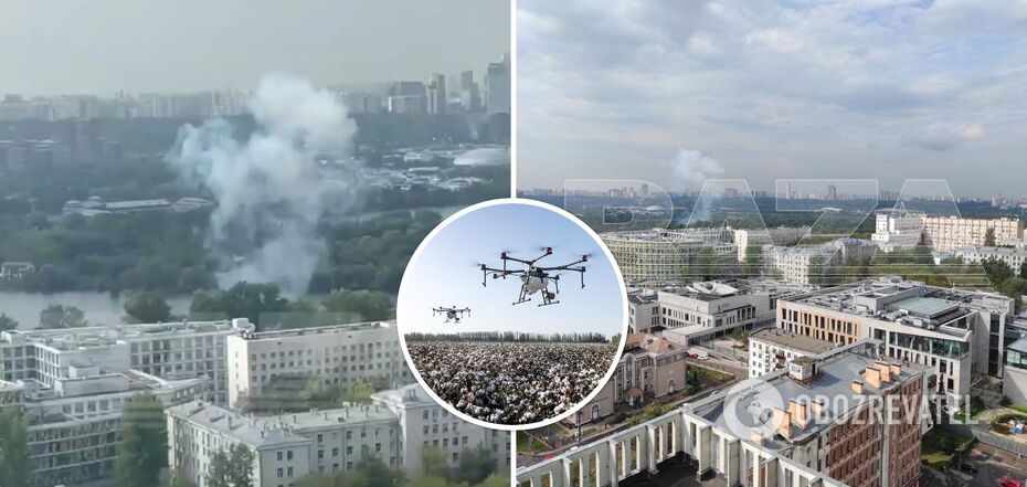 An explosion in Moscow