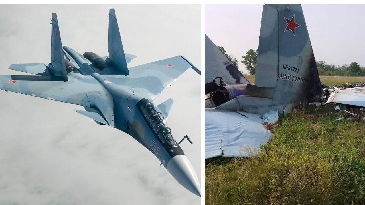 Su-30 fighter jet crashes in Russia: crew is killed. Video