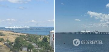 Znów słychać eksplozje w pobliżu krymskiego mostu: ruch zablokowany