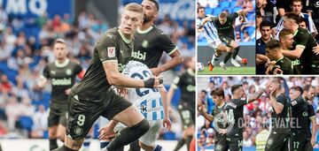 Piłkarz reprezentacji Ukrainy strzelił swojego debiutanckiego gola w Hiszpanii 8 minut po wejściu na boisko. Wideo