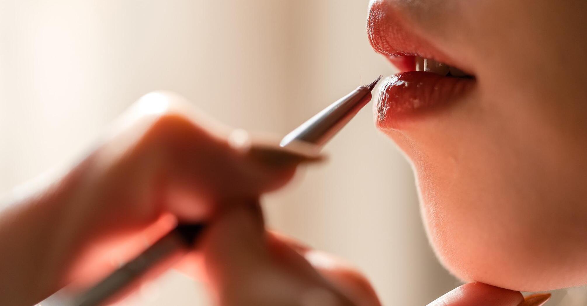 Lip contouring is extremely important