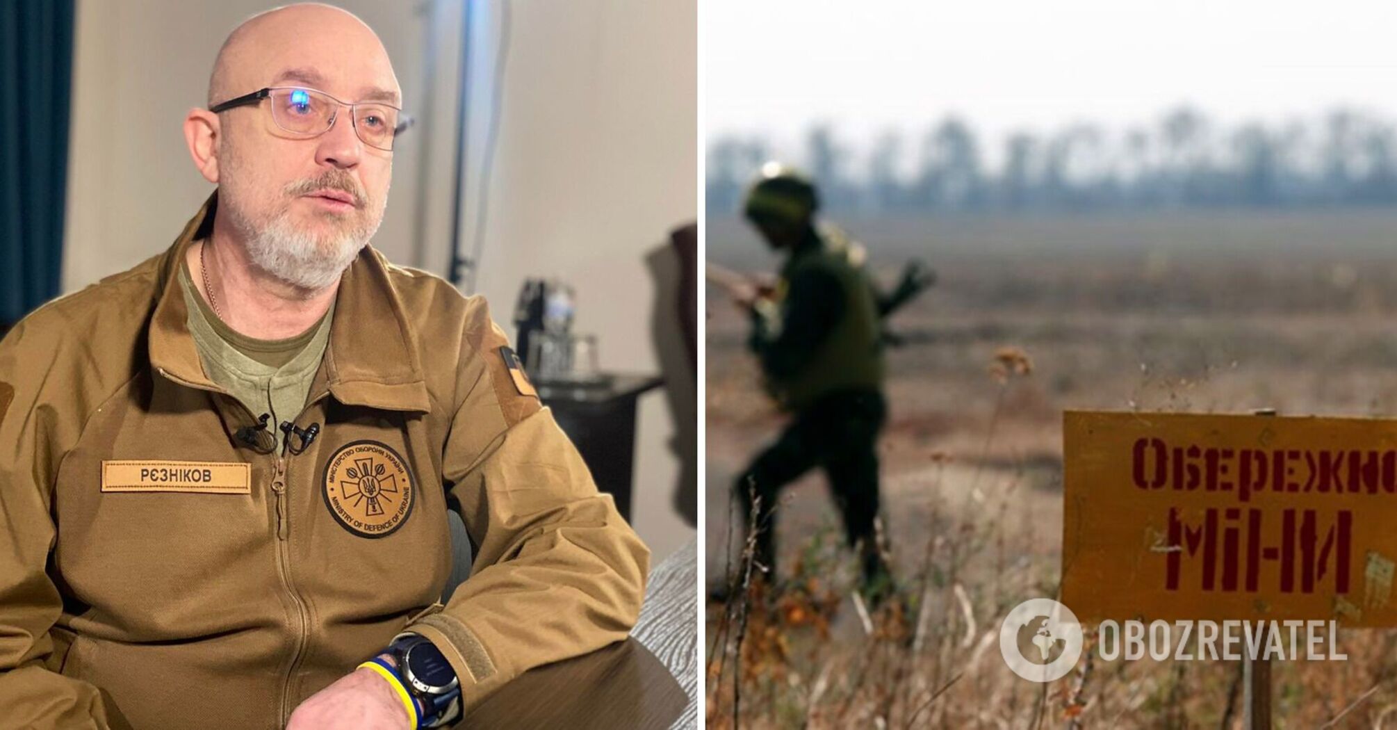 "Czasami obserwuje się do pięciu min na metr kwadratowy": Reznikow wezwał Zachód do dostarczenia większej ilości sprzętu do rozminowywania