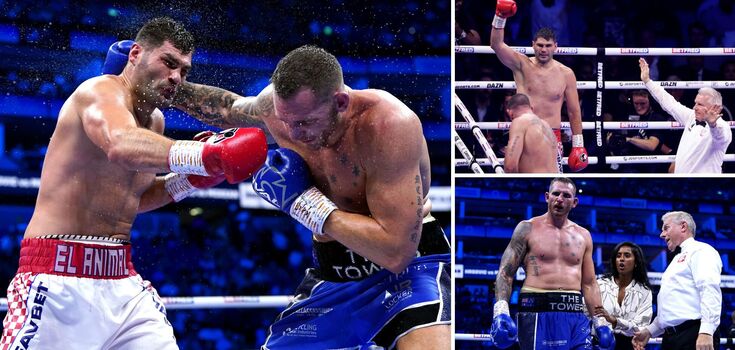 Unbeaten super heavyweight lost by knockout in the final minutes in the fight for Usyk's belt. Video