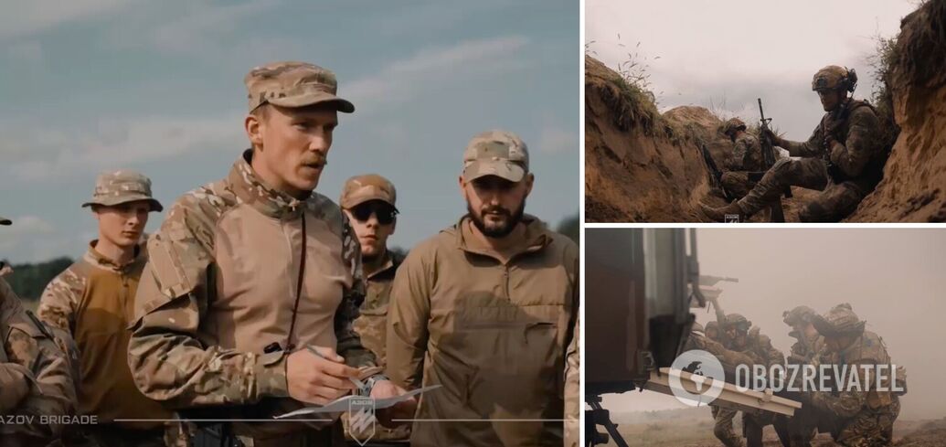 Legendary Redis in action: Azov Brigade soldiers conduct company tactical training. Video