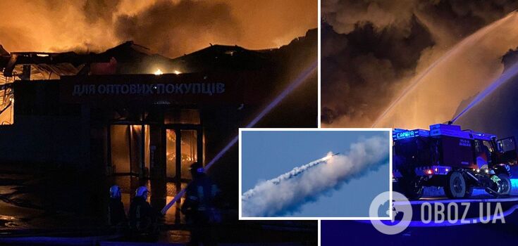 Okupanci zaatakowali Odessę w nocy dronami i rakietami: wybuchło kilka pożarów, są ofiary. Zdjęcia i wideo