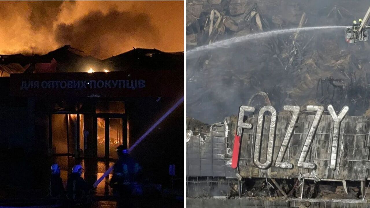 Russia destroys a hypermarket in Odesa