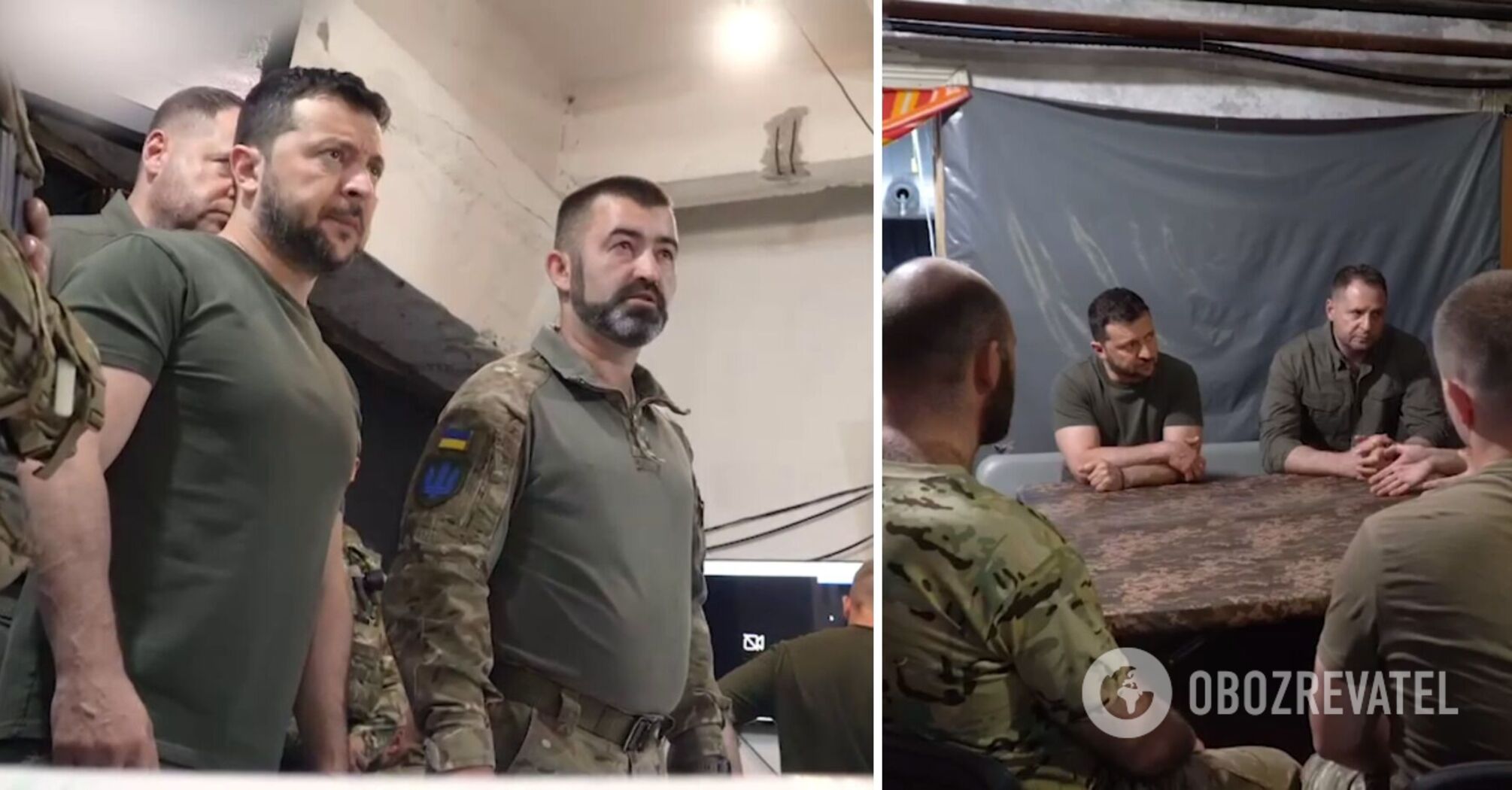 The President visited our soldiers in Donetsk region