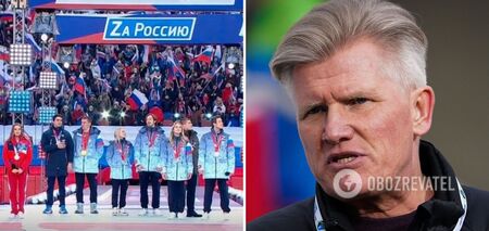Russian Olympic champion complained about 'talkers and chatterers' from Ukraine and the fact that Russia was 'very badly hurt'