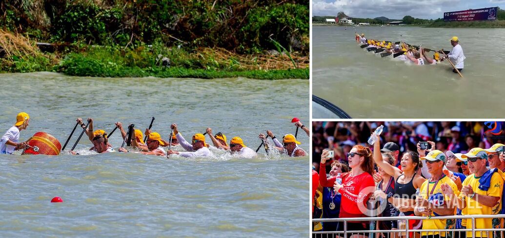 National team of Ukraine Dragon boat Thailand