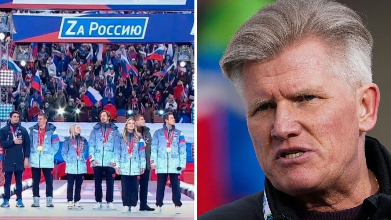 Russian Olympic champion complained about "talkers and chatterers" from Ukraine and the fact that Russia was "very badly hurt"