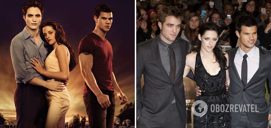 Robert Pattinson and Kristen Stewart played the main roles in the vampire saga "Twilight"