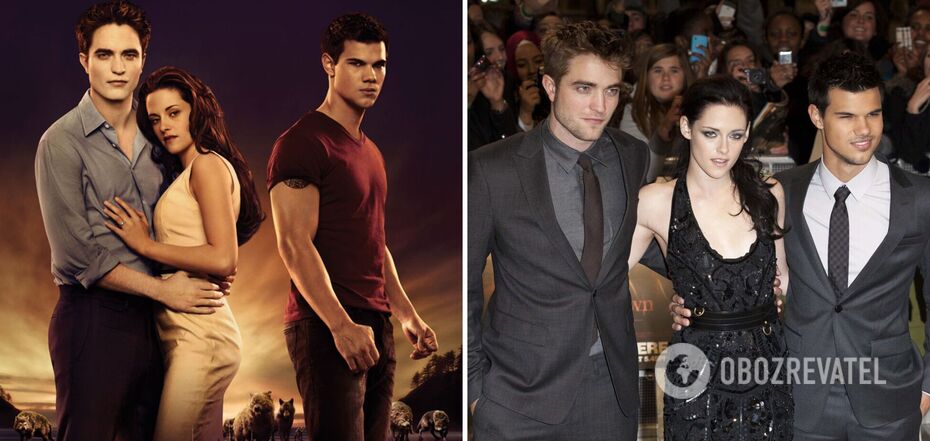 Robert Pattinson and Kristen Stewart played the main roles in the vampire saga 