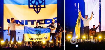 'Lost, but not defeated': Imagine Dragons and a 14-year-old Ukrainian performed in Poland, holding their hand over their hearts