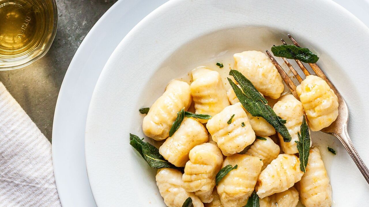 Delicius and original lazy eggplant gnocchi for dinner