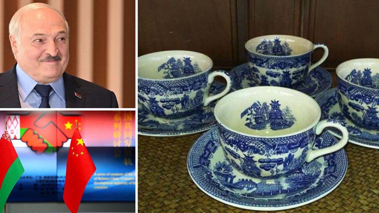 China's Defence Minister presents Lukashenko with a set of cups: the web is laughing. Video