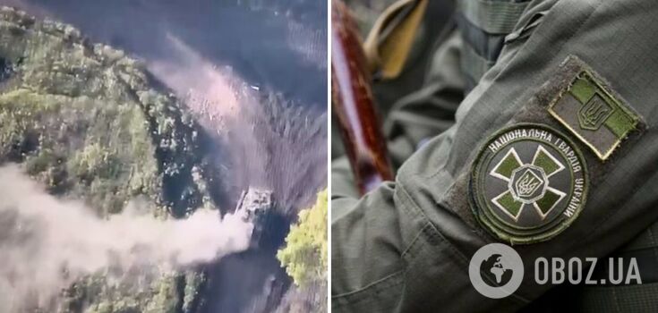 Special Forces of the National Guard destroyed an enemy infantry fighting vehicle: spectacular video