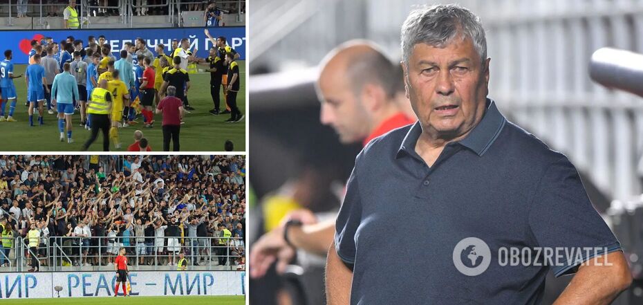 'I don't support it and I apologize, but...' Lucescu commented on the reaction of Dynamo players to the provocations of Aris fans