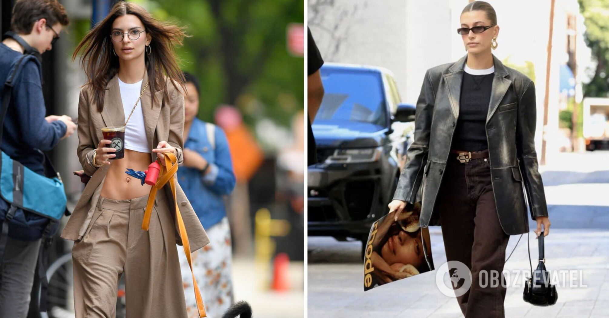 Stars choose trendy brown trousers on trend