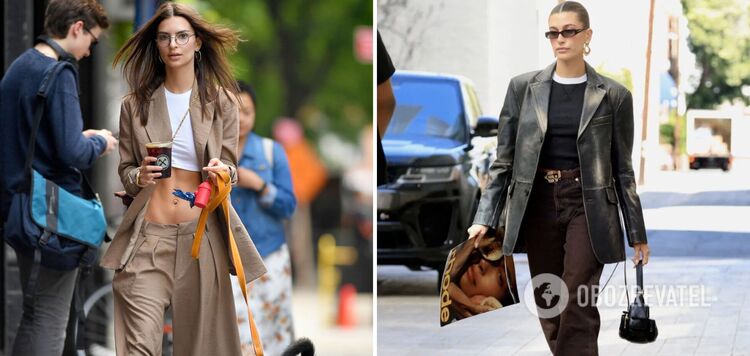 Stars choose trendy brown trousers on trend