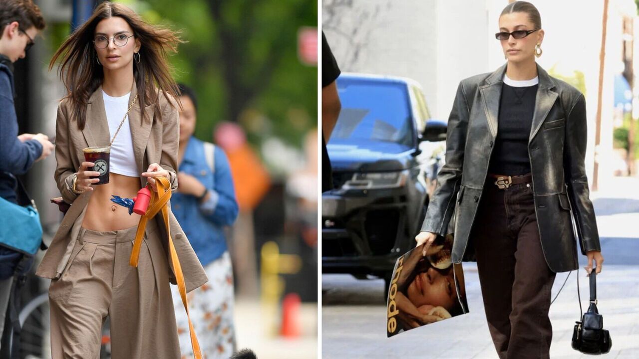 Stars choose trendy brown trousers on trend