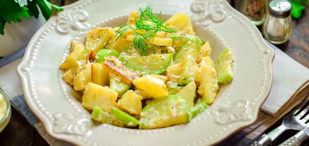 Creamed zucchini recipe