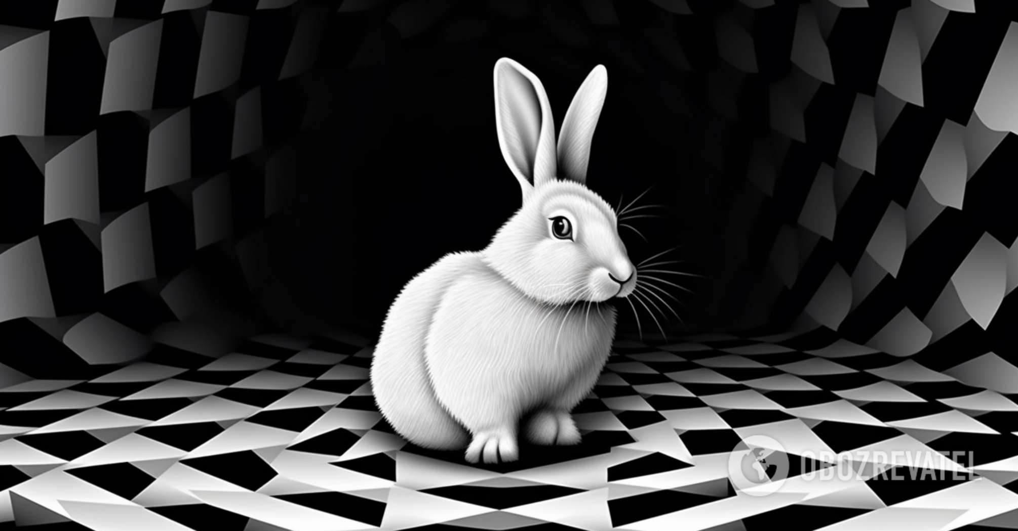 Find the rabbit: a new optical illusion has caught the web's interest ...