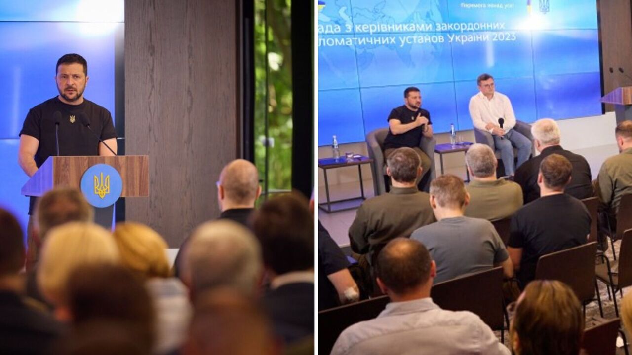 "Ukraine's membership in the EU and NATO": Zelensky outlined benchmarks for Ukrainian diplomats until the end of 2023. Photo