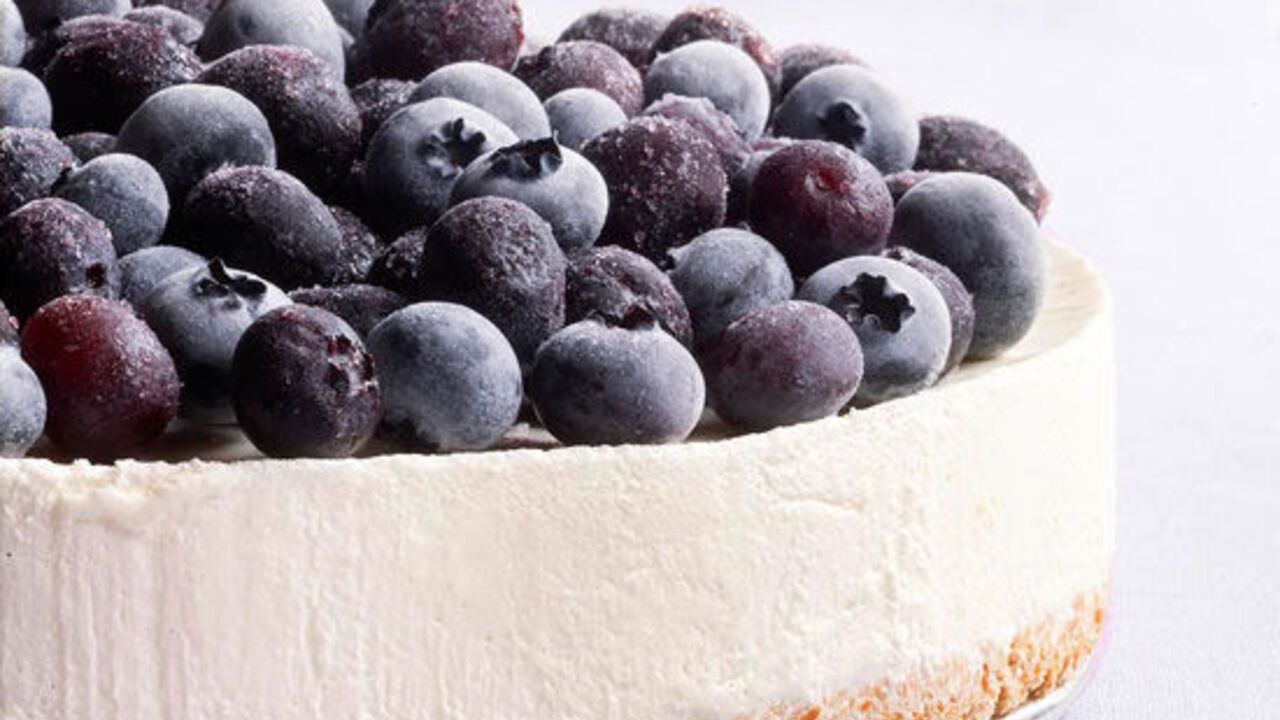 No-bake blueberry cheesecake
