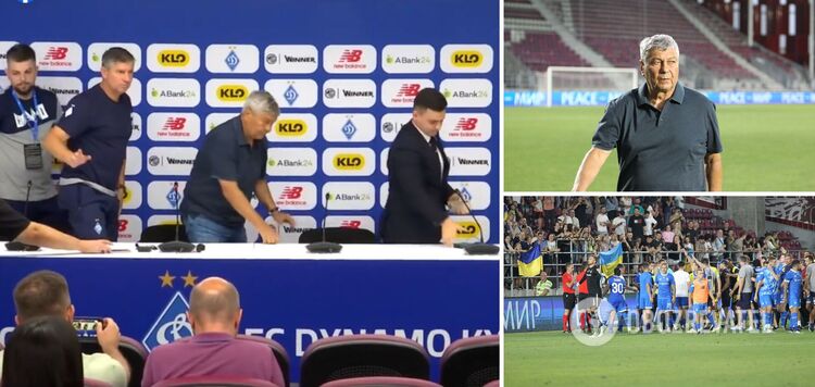 Grecy na "Azowie - bohaterowie Ukrainy" wywołali skandal. W odpowiedzi Lucescu wstał i opuścił konferencję prasową