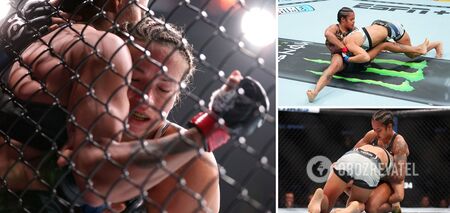 Ukraińska zawodniczka przegrała przez duszenie gilotynowe na początku walki w UFC. Wideo