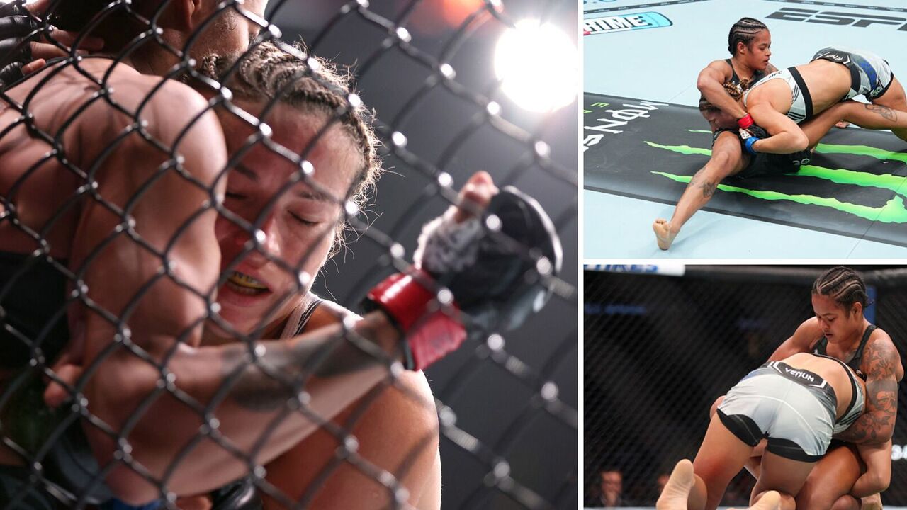 Ukraińska zawodniczka przegrała przez duszenie gilotynowe na początku walki w UFC. Wideo