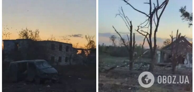 Scorched earth: the web shows what Urozhayne, Donetsk Oblast, looks like after heavy fighting. Video