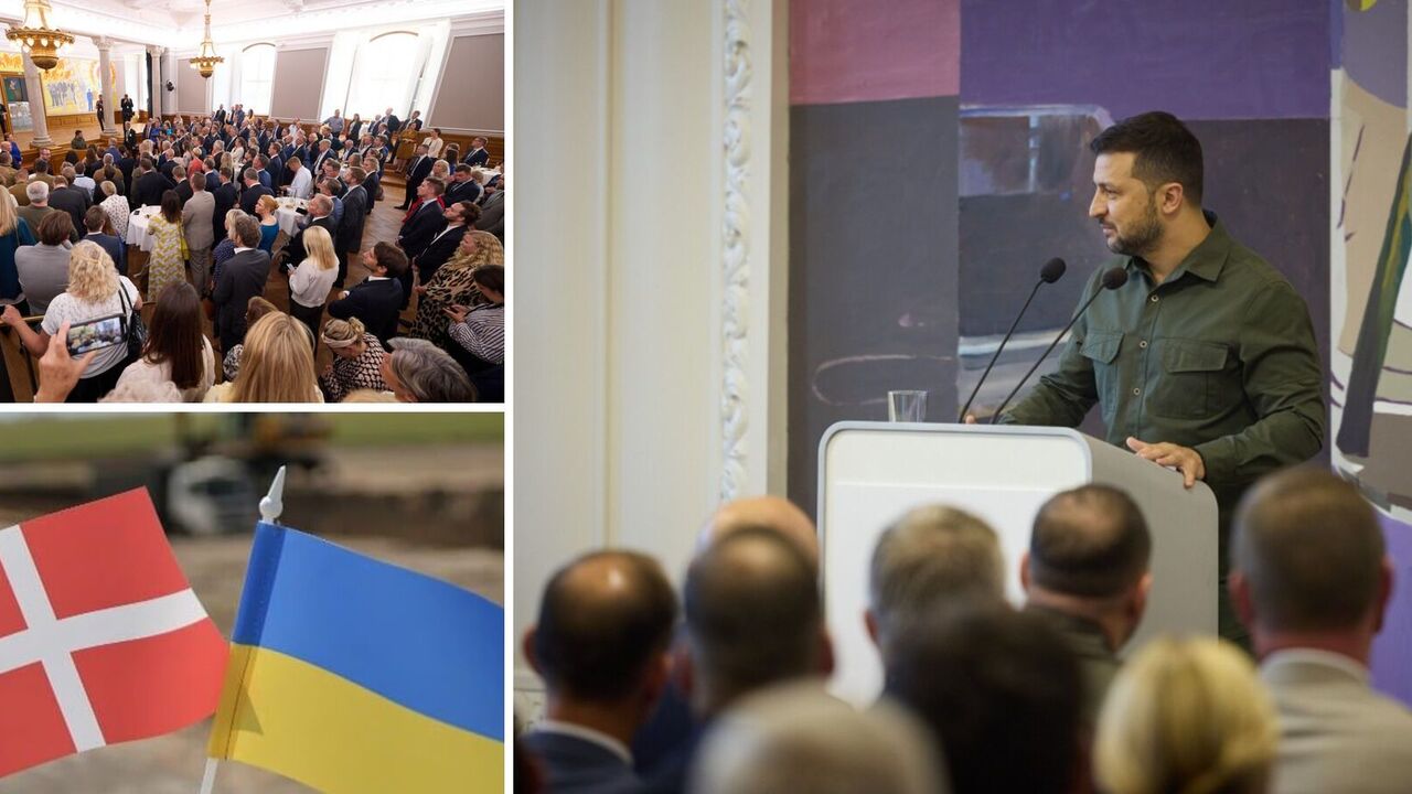 "Wszyscy sąsiedzi Rosji są zagrożeni, jeśli Ukraina się nie postawi": Zeleński zwrócił się do duńskiego parlamentu i wskazał kluczowe wyzwania. Wideo