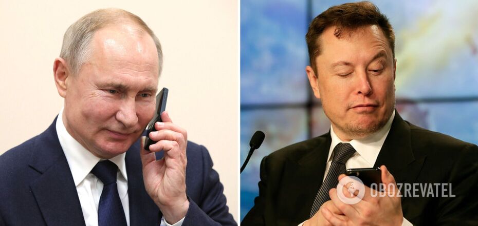 Media reports that Musk and Putin spoke on the phone in 2022