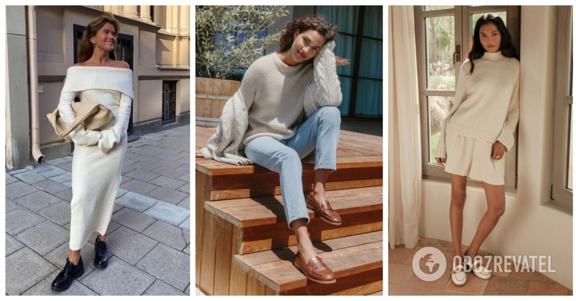 One pair of shoes - five stylish looks: interesting ideas, what to wear loafers with