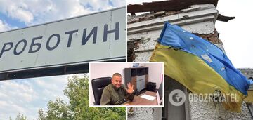Historyczny dzień: żołnierze 47 Brygady podnieśli flagę Ukrainy z podpisem Załużnego we wsi Robotyne. Zdjęcia i wideo
