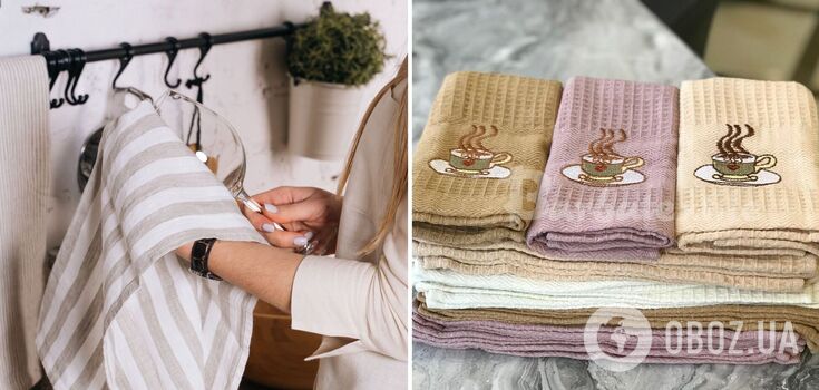 How to launder outdated stains from kitchen towels: three simple methods